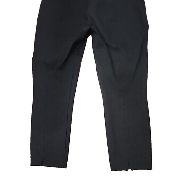 Spanx Black Skinny Leg Ponte Knit Cropped Pants 29.5" Waist Petite Women's MP - Picture 7 of 12